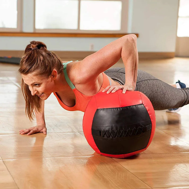 🏋️ Wall Medicine Ball for Power & Core Training 💪 | Adjustable Load 2-15kg | Home Gym Essential