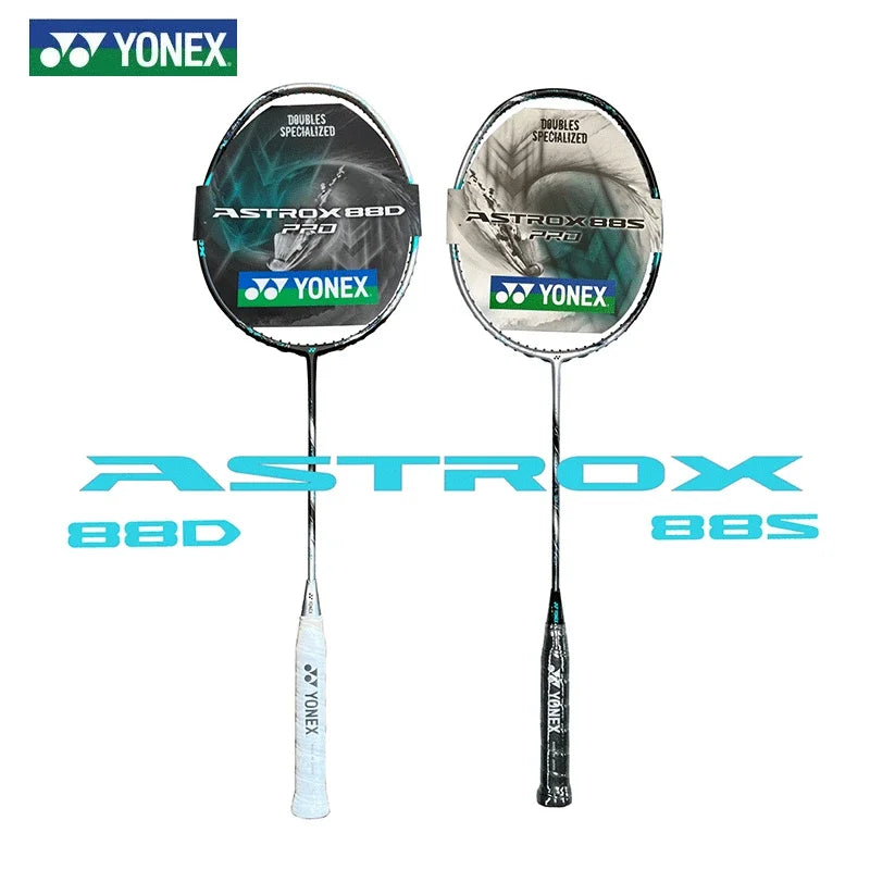 🏸 Yonex ASTROX 88D/S PRO Badminton Racket | High-Quality Offensive Carbon Fiber | Professional Racket with Line