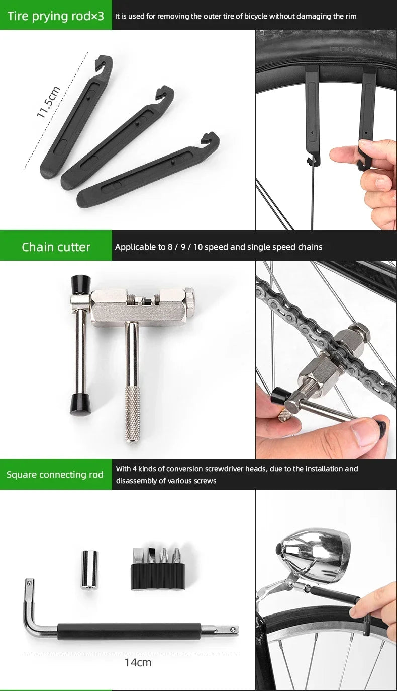 ROCKBROS Bicycle Tool Set: The Ultimate Cycling Repair Kit for Professionals