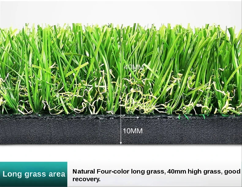 PGM Golf Hitting Mat | Durable PP Grass Pad for Indoor & Outdoor Practice | Golf Training Aids