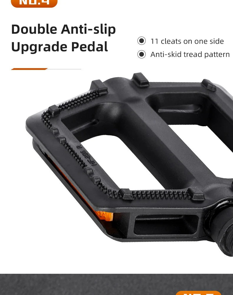 Ultralight Bicycle Pedals | Anti-Slip MTB & Road Cycling Pedals | 9/16'' Universal Fit