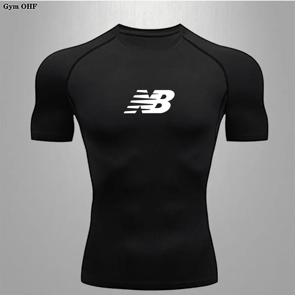 Men's Running Training Sportswear Cycling Slow Running Quick Drying Fitness Clothes Sanda Fitness Exercise Tight Fitting Clothes