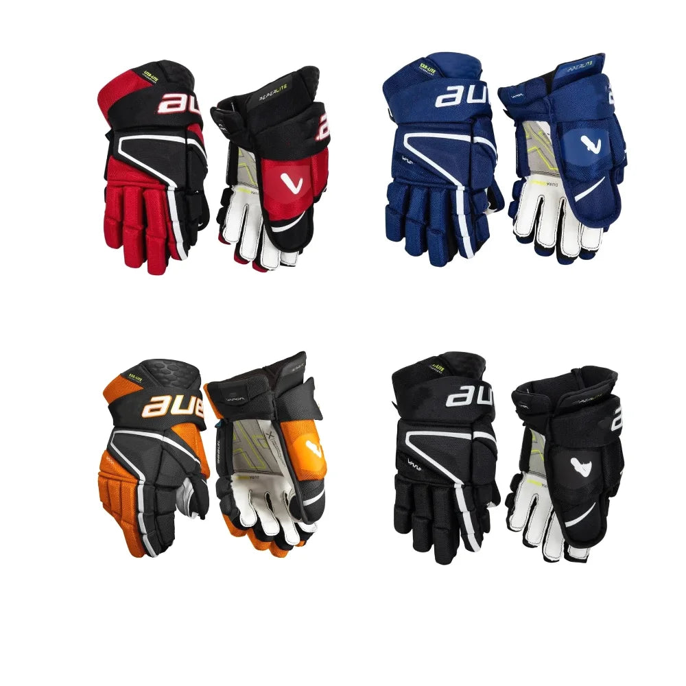 🏒 Hyperlite 2 Hockey Gloves | Black, Red, White, Navy Blue | 2X & 3X Vapor for Ball Hockey