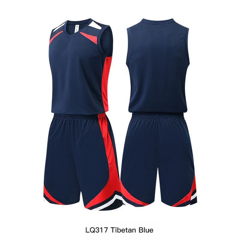 🏀 Customizable Basketball Jersey for Kids & Adults | Quick-Drying Training Uniforms & Tracksuits