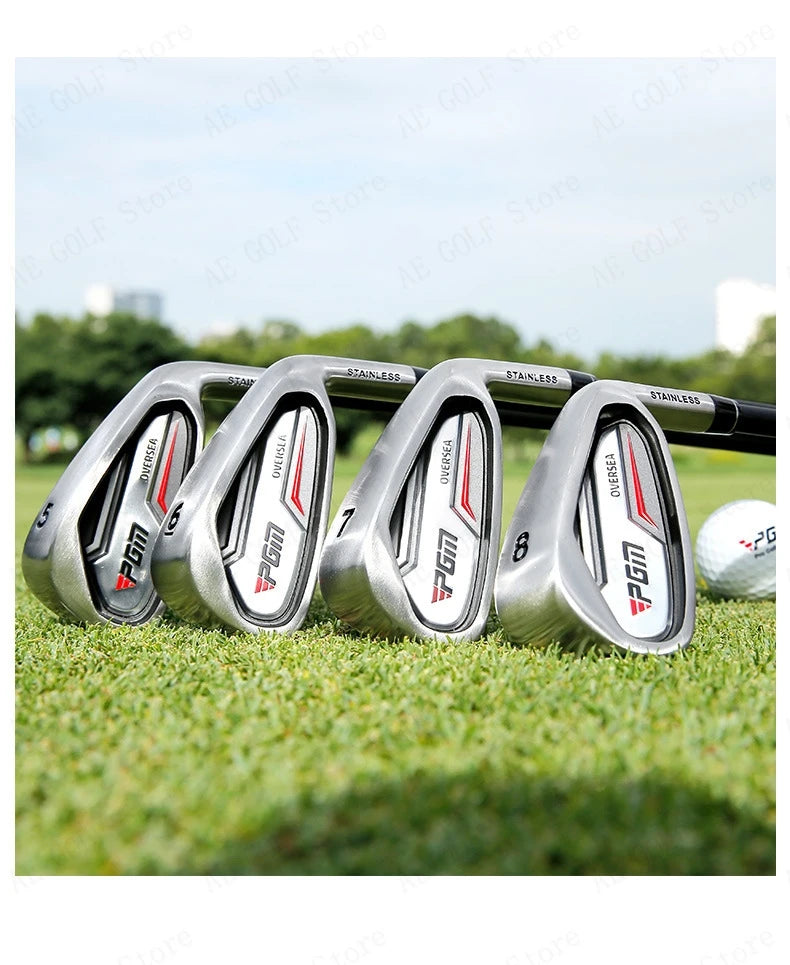 PGM Men's Right-Handed Golf Club Set: Complete Beginner's Full Set with High Fault Tolerance