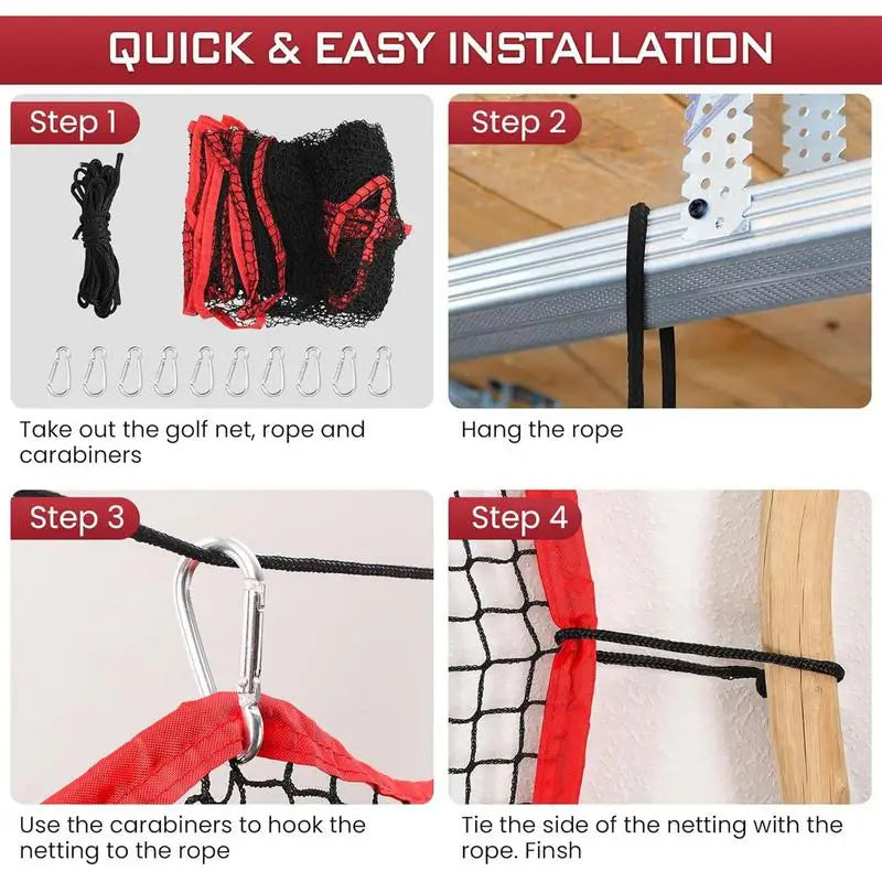 Portable Baseball Practice Net for Hitting and Pitching Training