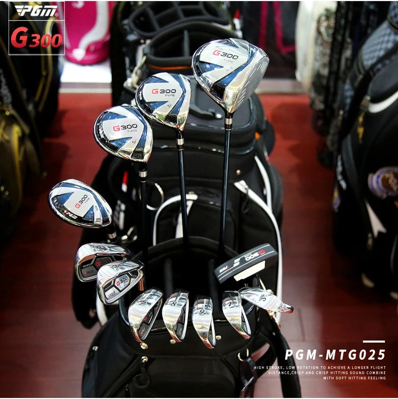 ⛳ PGM Men's Golf Clubs Set | 12pcs Right-Handed Beginner's Full Titanium Rod | G300 Generation with Bag