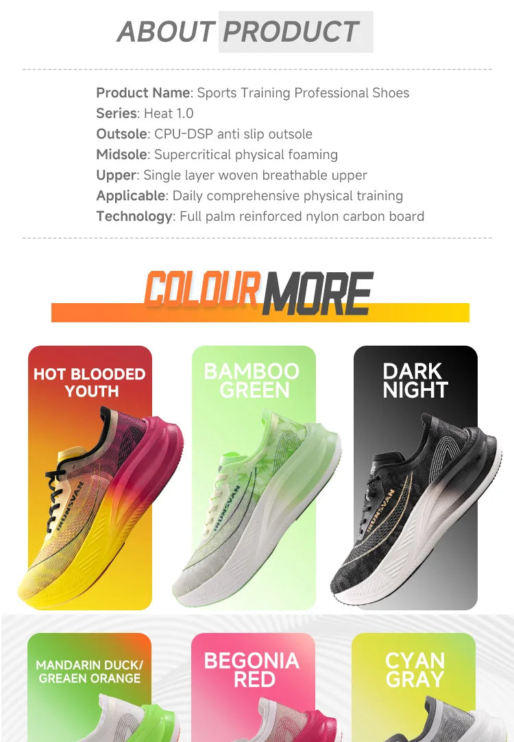 🏃‍♂️ IRUNSVAN Carbon Plate Marathon Running Shoes - Professional, Ultra-Light, Shock-Absorbing Sneakers for Men 🏃‍♀️