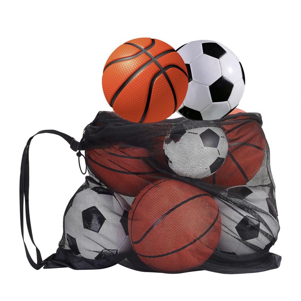 🏀 Drawstring Sports Ball Bag – Mesh Backpack for Football, Basketball, Soccer, Volleyball & Swimming Gear | Durable Ball Storage 🌟