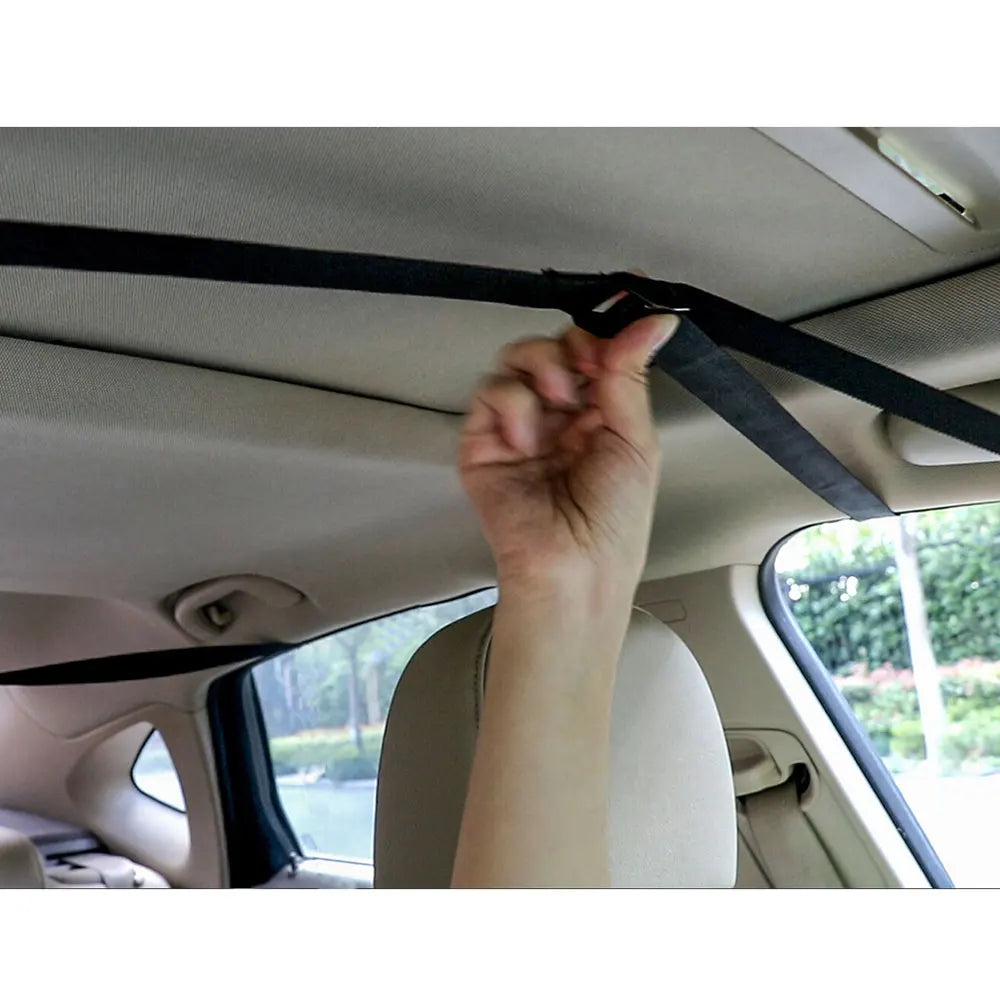 🚗 Car Soft Roof Rack Pads | Kayak, Surfboard, SUP, & Canoe Carrier | Cargo Tie Down Straps for SUVs