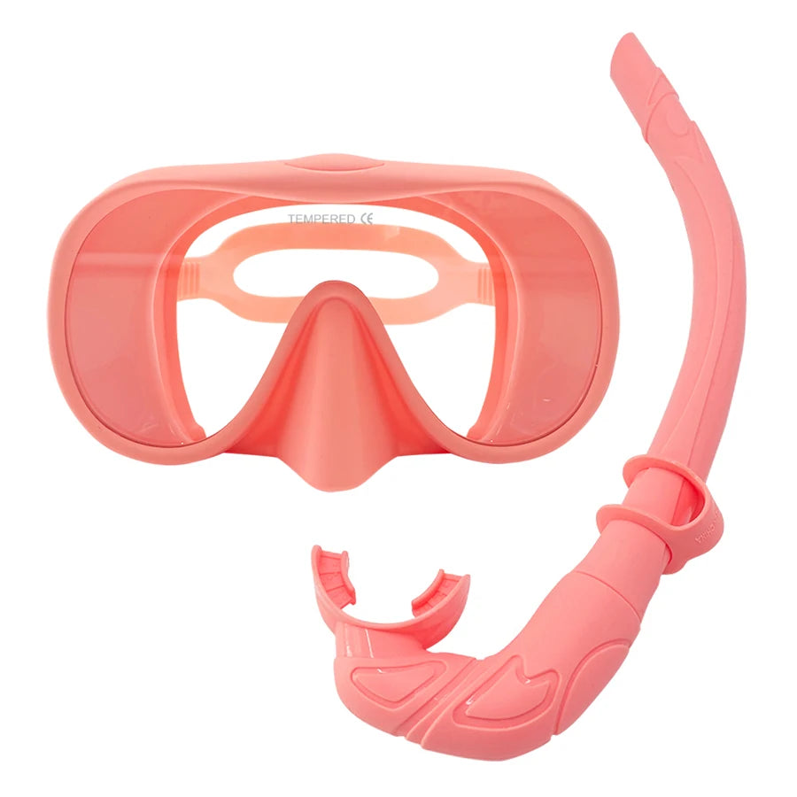 180° Full Face Diving Mask with Anti-Fog Snorkel Tube