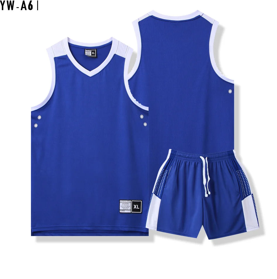 Customizable Quick-Dry Basketball Jersey for Kids & Adults – Perfect for Training and Play!