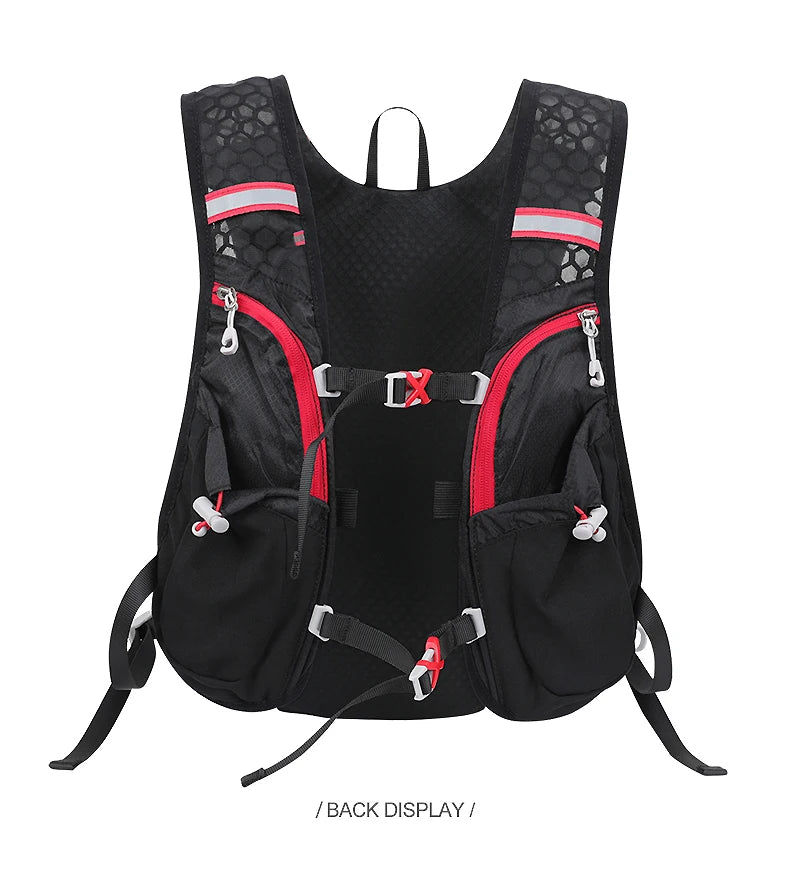 Ultra-Light 5L Trail Running Backpack | Hydration Vest for Marathon & Cycling | Includes 1.5L & 2L Water Bags 🚴‍♀️💧