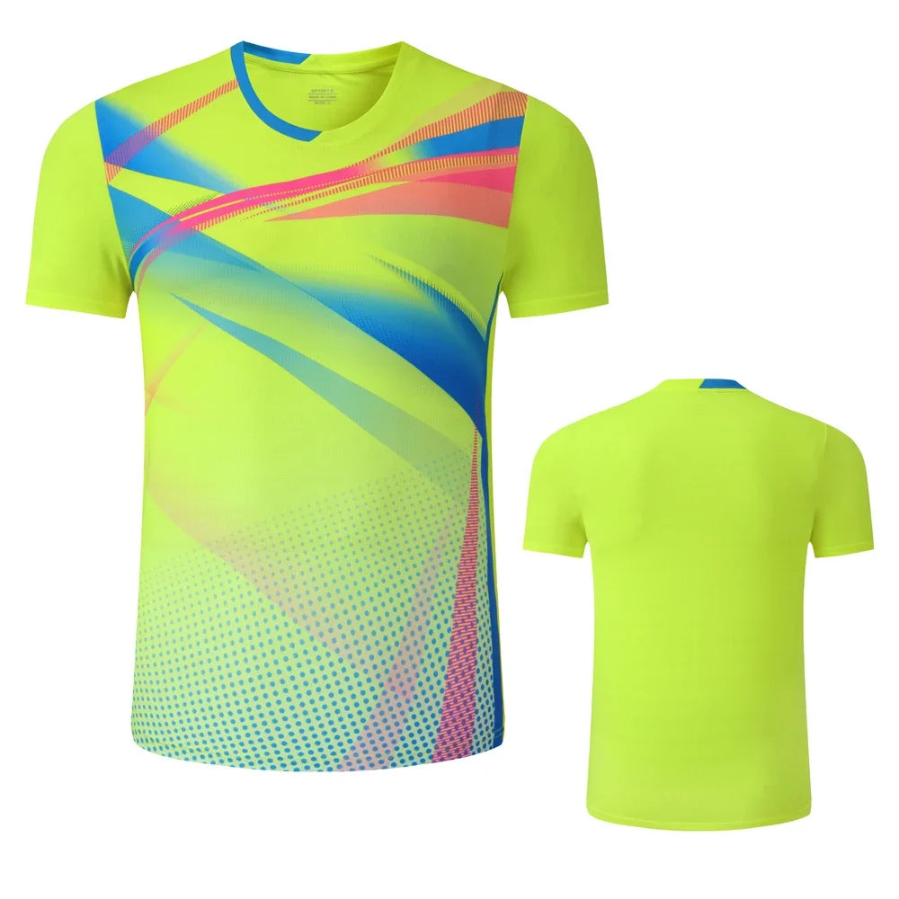 Sports Tennis Shirts for Men, Women, & Kids – Badminton, Table Tennis, Ping Pong, Soccer, & Gym Jerseys