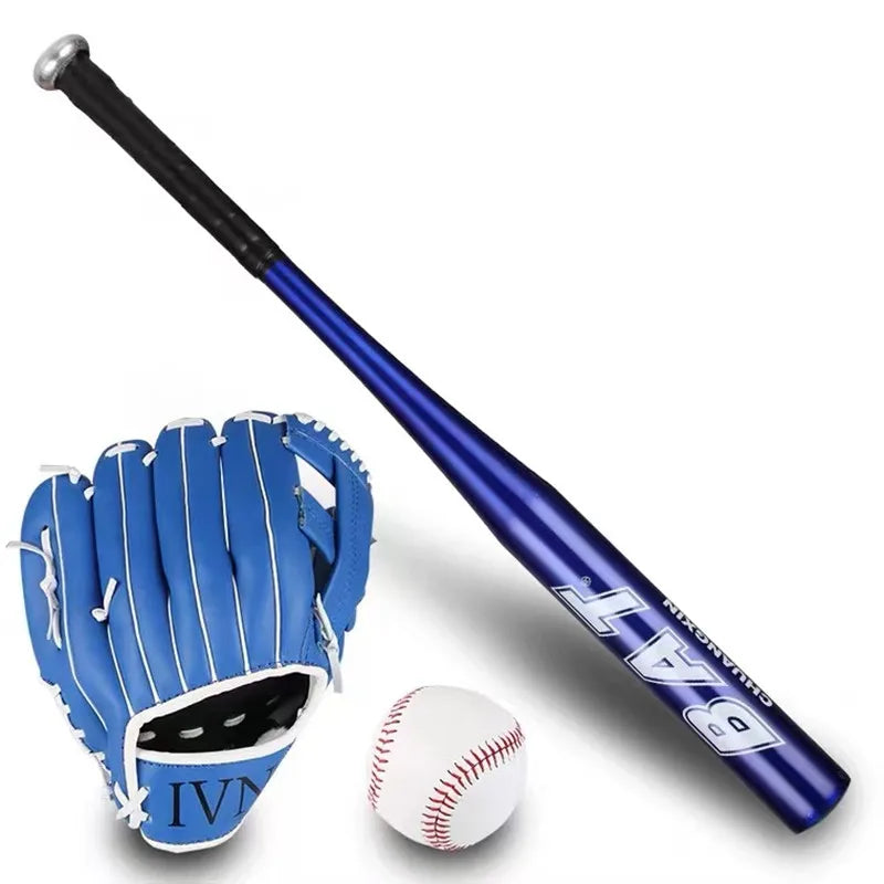 Baseball Sports Training Set: Aluminum Alloy Bat and Glove for Practice and Self-Defense