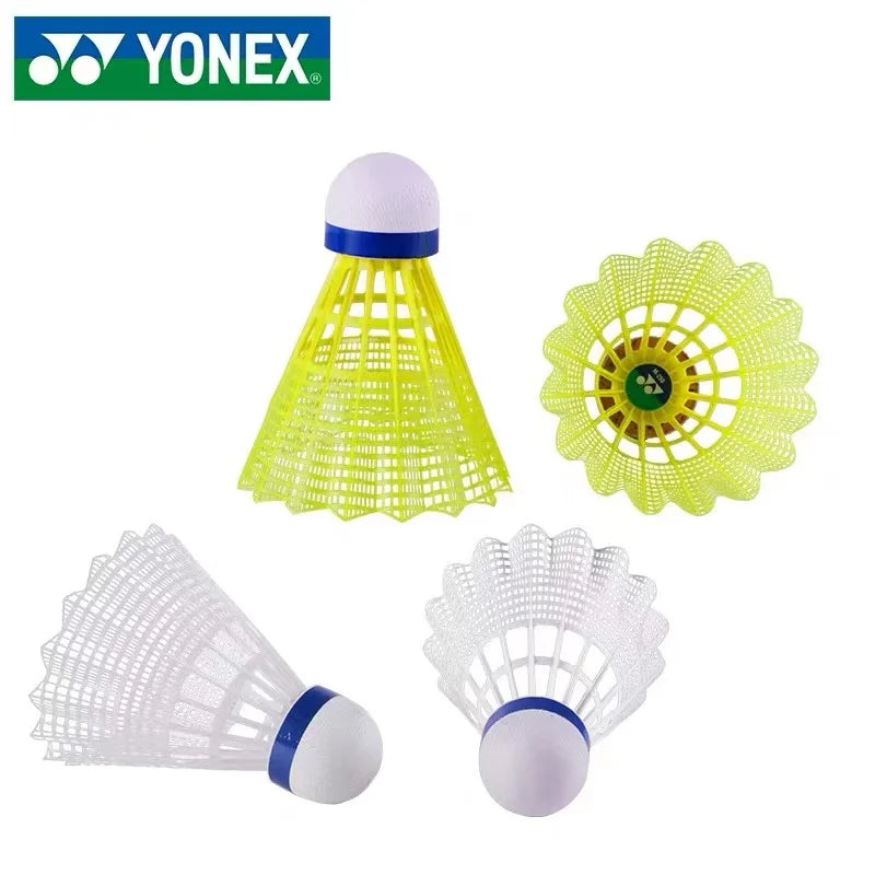 Yonex Mavis 350 Yellow Badminton Shuttlecocks - Durable Nylon, Medium Speed, 6-Pack