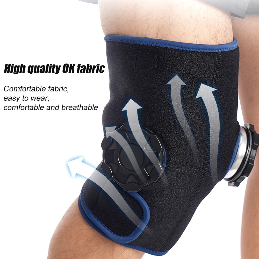 ❄️ Knee Ice Pack Wrap – Hot & Cold Therapy | Reusable Compression for Meniscus Tear, Injury Recovery & Bursitis Pain 🌟