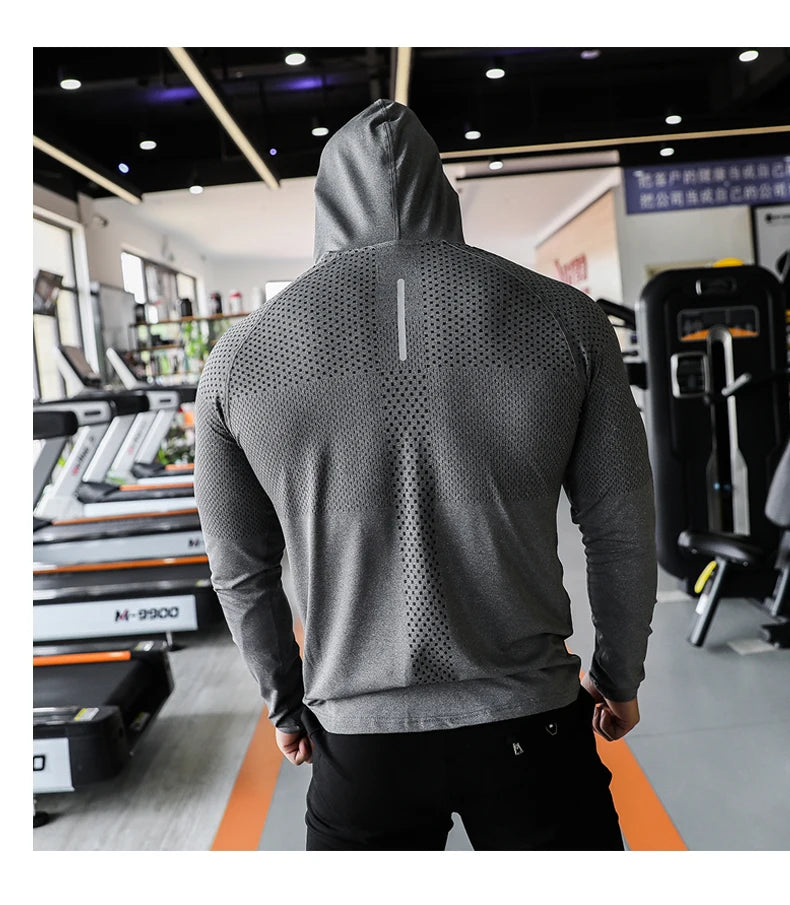 💪 Men's Fitness Tracksuit | Running Sport Hoodie & Joggers | Gym & Outdoor Workout Set