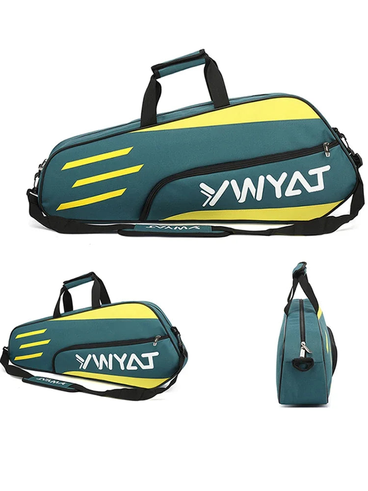 Waterproof Nylon Racket Bag with Shoulder Straps