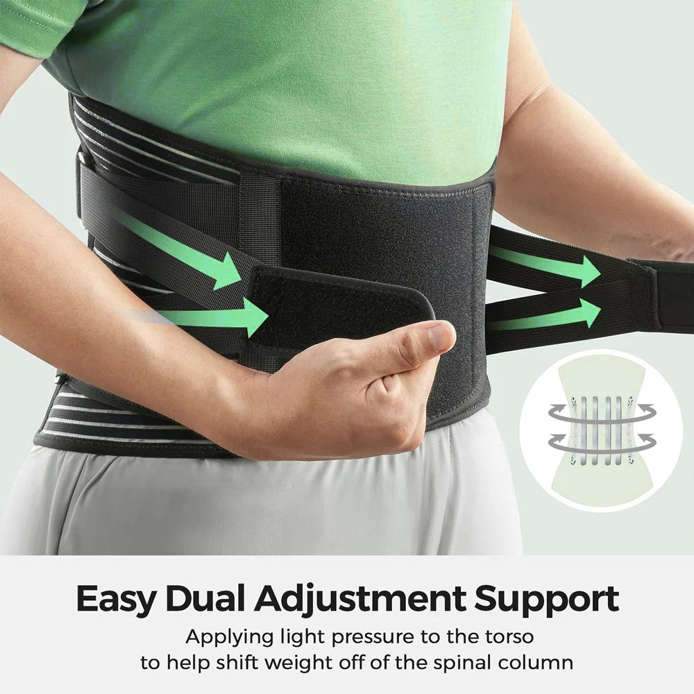 🌟 Hot Sale! Back Braces Waist Belt for Men & Women | Lower Back Pain Relief