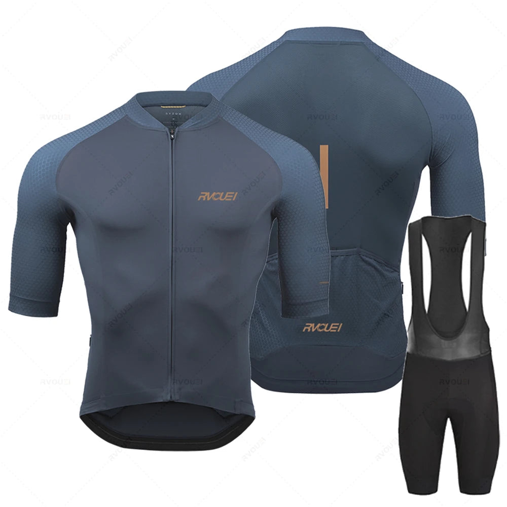 Pro Team Cycling Jersey Set - Breathable Road Bike Wear for Men 🚴‍♂️