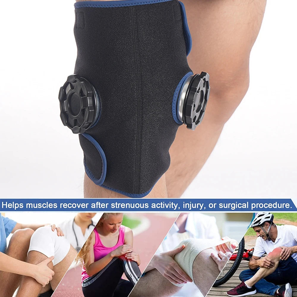 ❄️ Knee Ice Pack Wrap – Hot & Cold Therapy | Reusable Compression for Meniscus Tear, Injury Recovery & Bursitis Pain 🌟