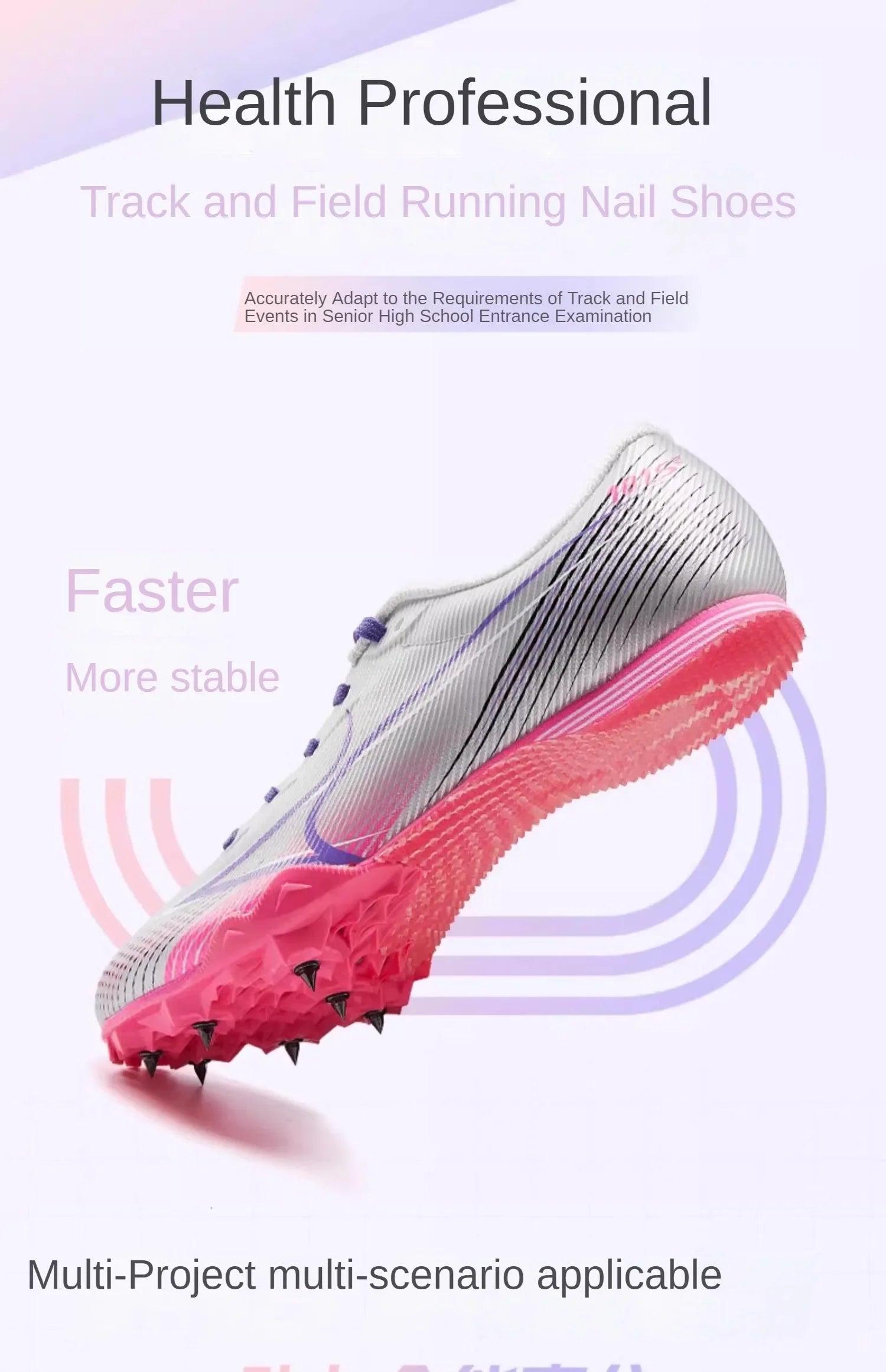 🏃‍♀️ Health Professional Sprint & Long Jump Spikes | Track & Field Racing Shoes