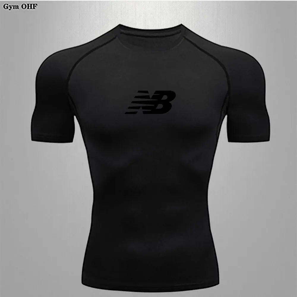 Men's Running Training Sportswear Cycling Slow Running Quick Drying Fitness Clothes Sanda Fitness Exercise Tight Fitting Clothes