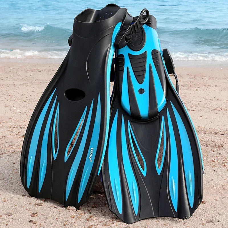 Professional Adult Flexible Non-Slip Swim Fins for Diving