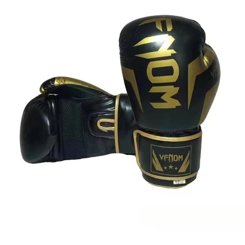 Professional Boxing Gloves for All Ages: 6-16 Oz Sanda, Muay Thai, Taekwondo, and More