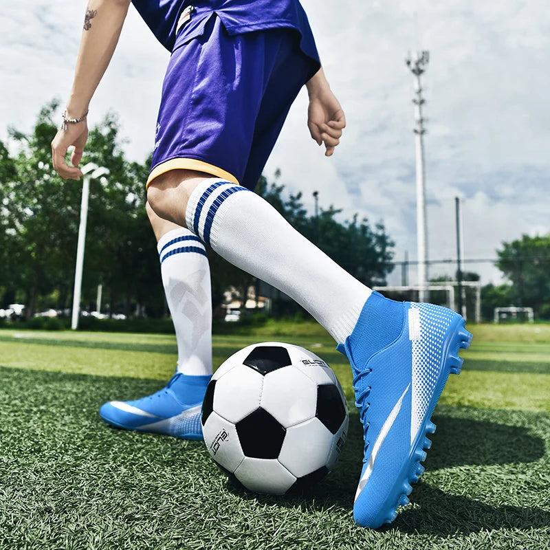 ⚽ Men's High-Cut Football Boots: Unleash Your Game with Assassin Chuteira TF/AG! 👟