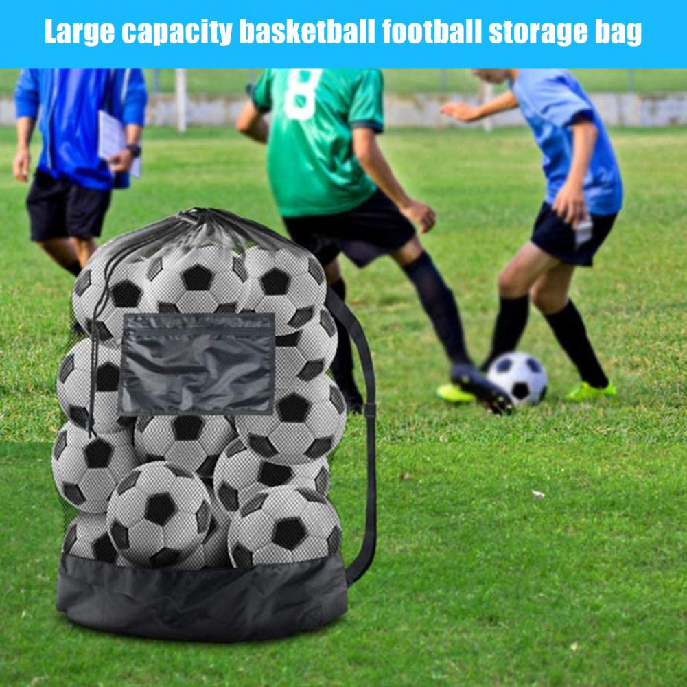 🏀 Drawstring Sports Ball Bag – Mesh Backpack for Football, Basketball, Soccer, Volleyball & Swimming Gear | Durable Ball Storage 🌟