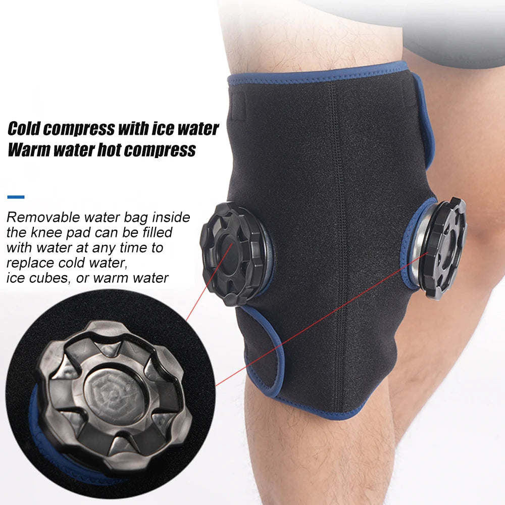 ❄️ Knee Ice Pack Wrap – Hot & Cold Therapy | Reusable Compression for Meniscus Tear, Injury Recovery & Bursitis Pain 🌟