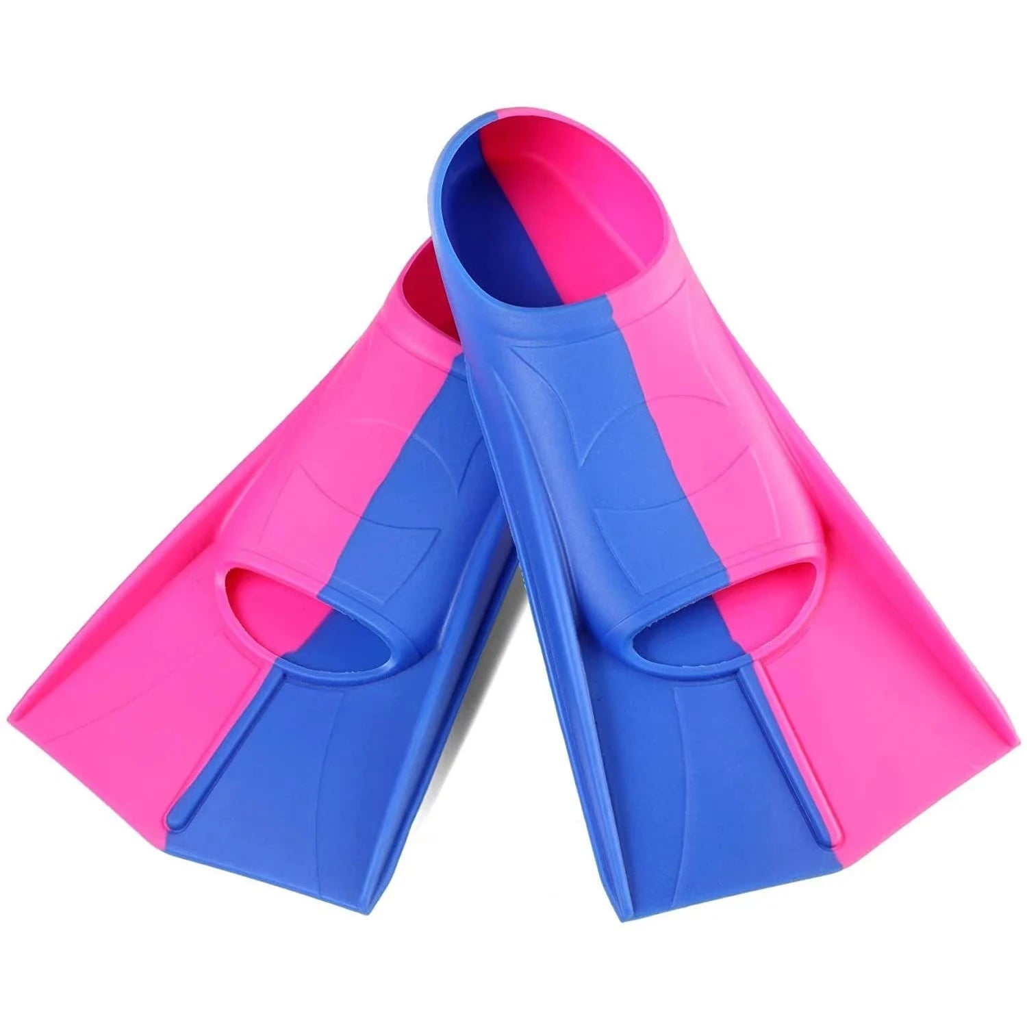 Short Silicone Swimming Flippers for Adults Training