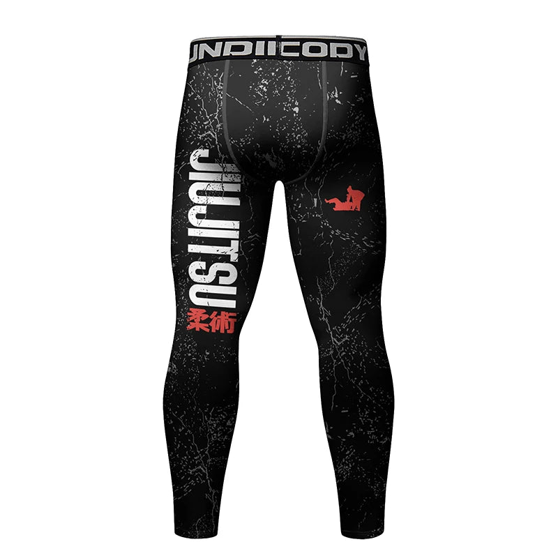 Jiu Jitsu Rashguard Set | 4-Piece MMA, Muay Thai, BJJ Sportswear | T-Shirt + Pants + Shorts