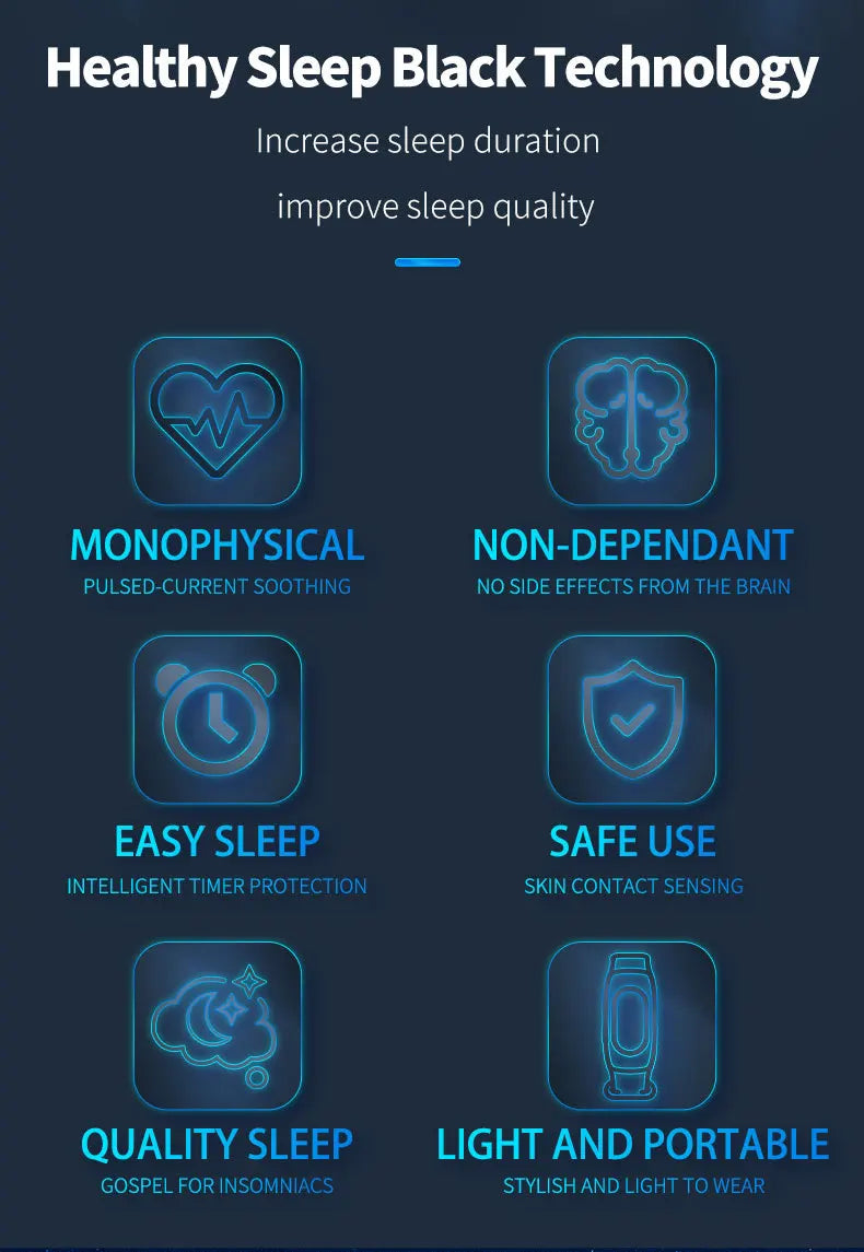 🌙  Pulse Sleep Aid Device – Micro-Current Therapy for Deep Sleep & Relaxation | Combat Anxiety & Insomnia | Portable Sleeper 💤