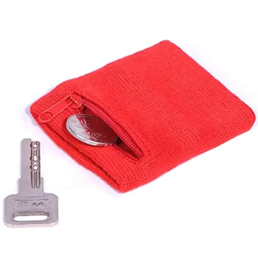 Unisex Zipper Wrist Wallet Pouch – Sports Arm Band Bag for MP3, Keys, Cards & More