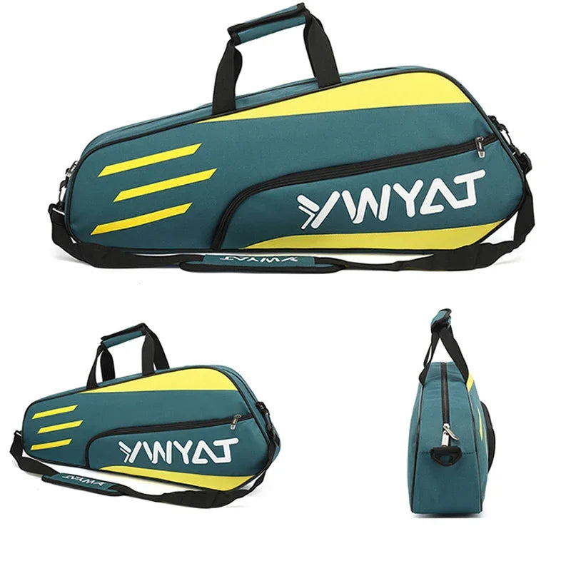 Waterproof Nylon Racket Bag with Shoulder Straps