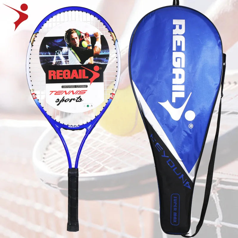 🎾 All-Around Performance: 27-Inch Aluminum Alloy Tennis Racquet for Adults & Juniors 🎾