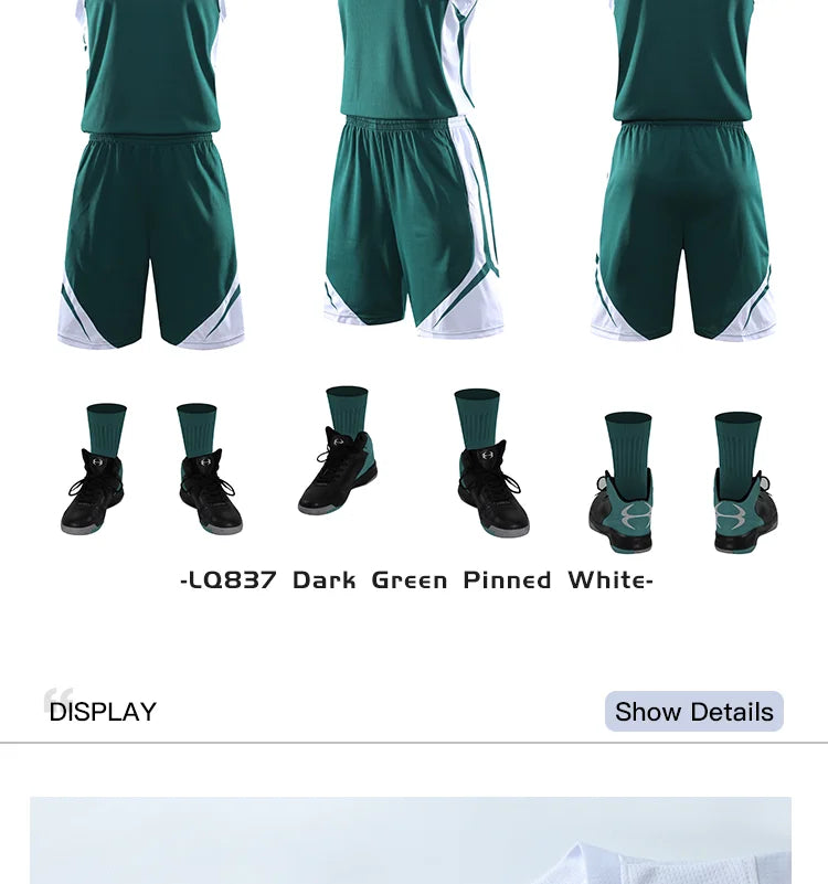 🏀 Customizable Basketball Jersey for Kids & Adults | Quick-Drying Training Uniforms & Tracksuits