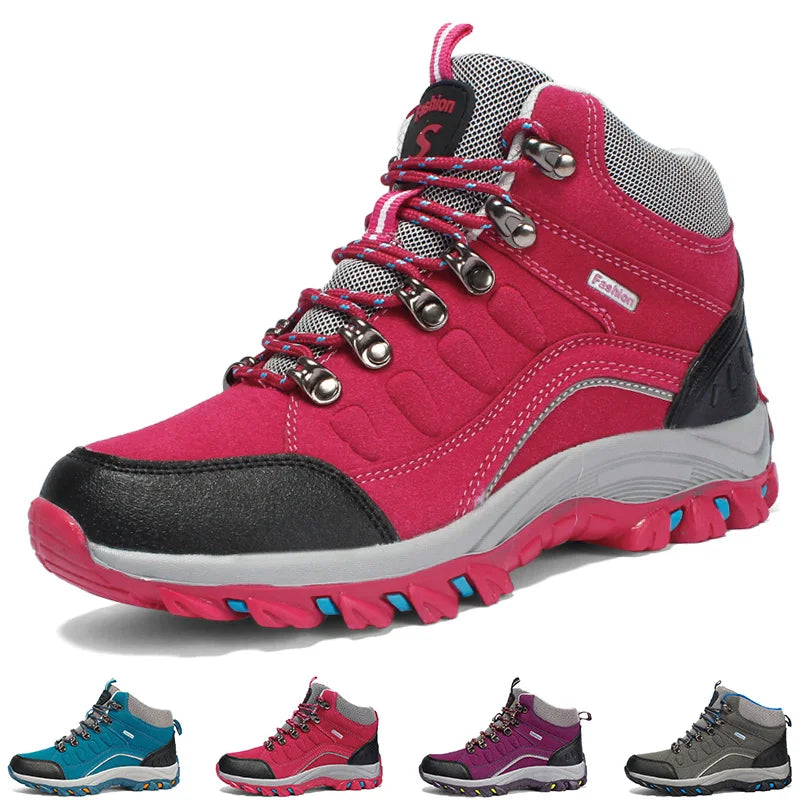 Unisex 2024 Hiking Boots - Comfortable Mountain Trekking and Climbing Shoes for Men and Women