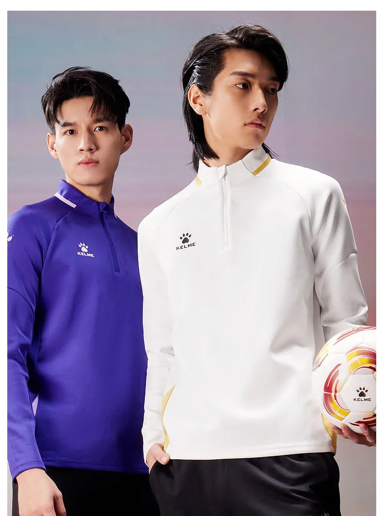 Men's Stand Neck Breathable Sports Hoodie - 2024 Spring Football Training Pullover Basketball Jacket