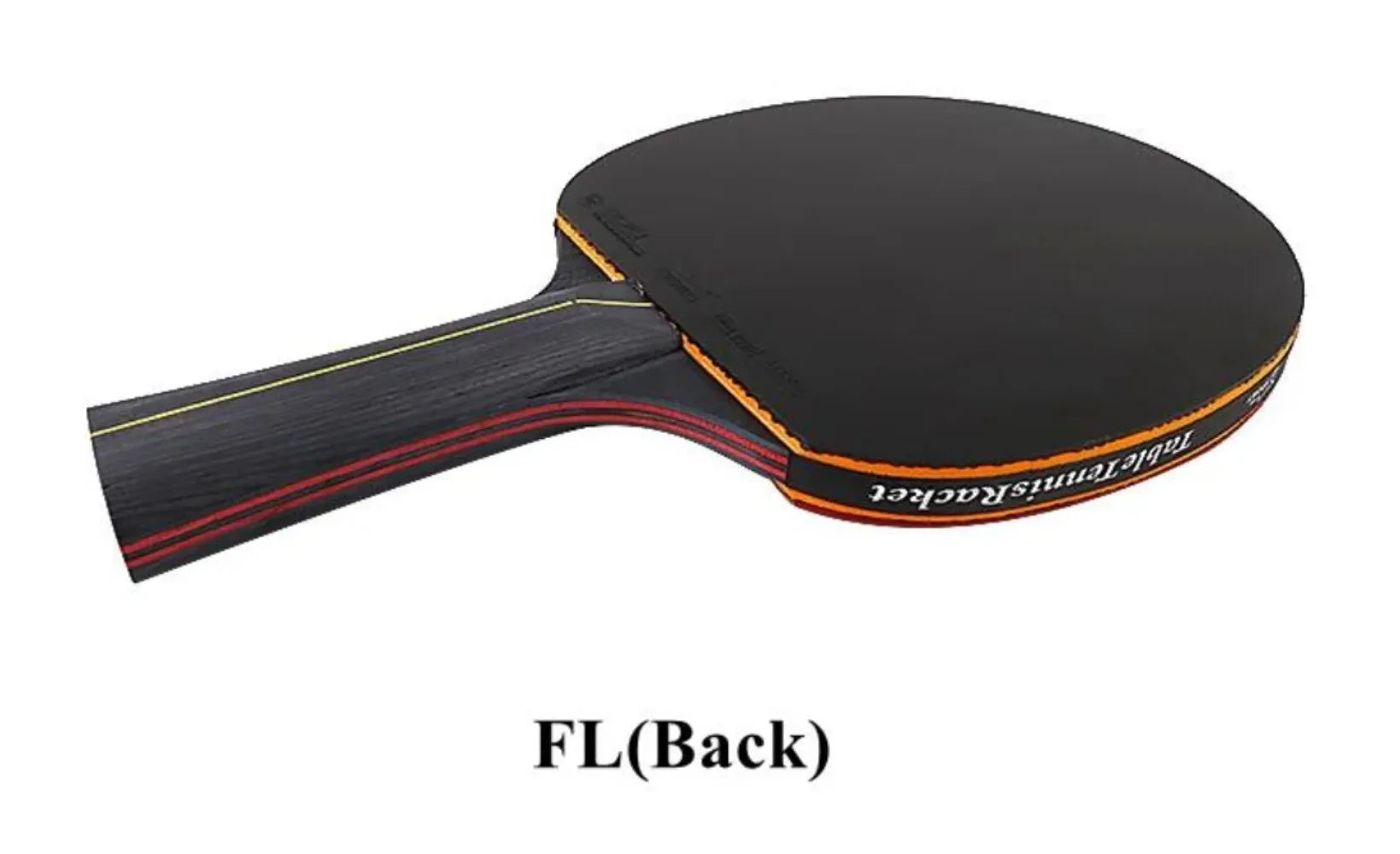 Professional 5/6 Star Table Tennis Racket Set - 2PCS with Pimples-In Rubber & High-Quality Blade