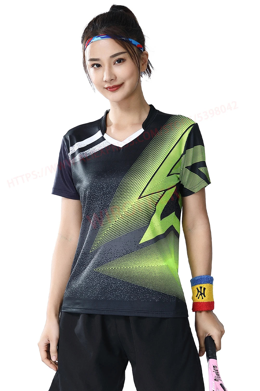 Women's Table Tennis & Badminton Sports T-Shirt – Quick-Dry & Stylish