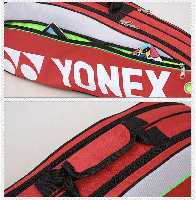 🎾 YONEX Original Badminton Bag | Max for 3 Rackets with Shoes Compartment | Sports Bag for Men & Women