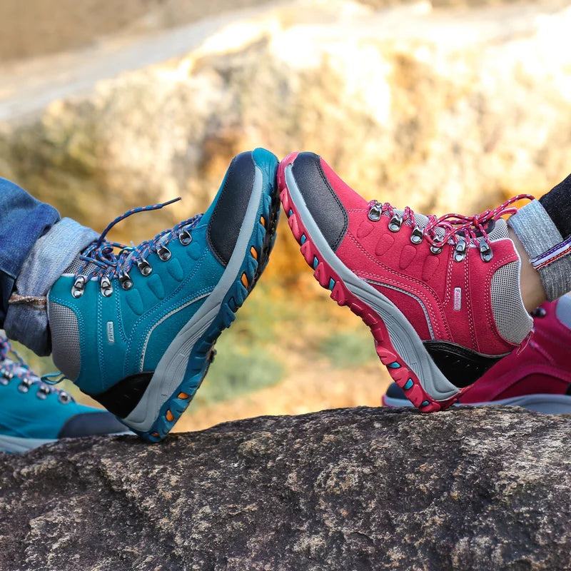 Unisex 2024 Hiking Boots - Comfortable Mountain Trekking and Climbing Shoes for Men and Women