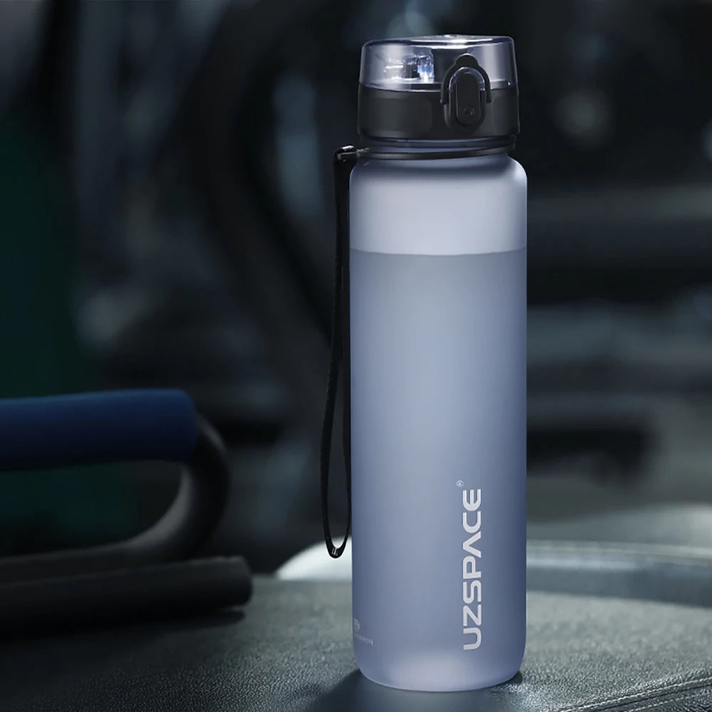 BPA-Free Sports Water Bottle | 500ml Tritan Frosted Plastic | Leakproof with Shaker & Tea Filter | Perfect for Gym & Travel