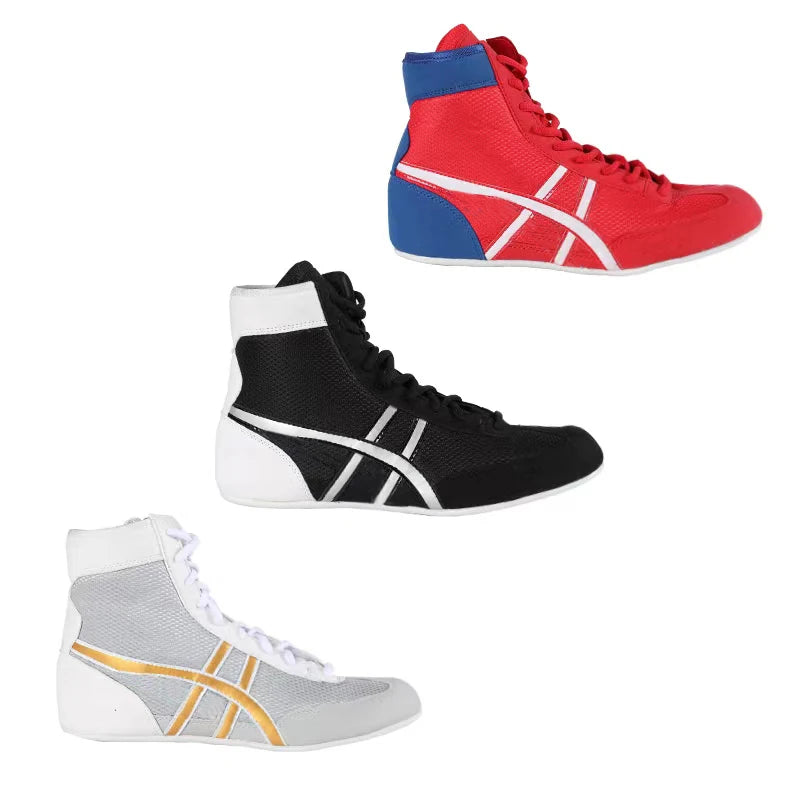 👟 Professional Unisex Boxing Shoes | Breathable & Wear-Resistant Non-Slip Wrestling Footwear | Fighting Sneakers for Gym Training