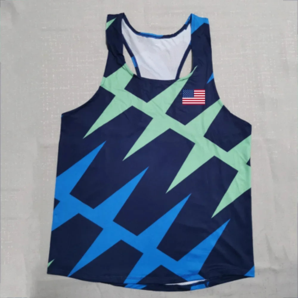 Men's Athletic Running Tank Top Ultra Lightweight Marathon Singlet Y-Back Shirts Dry Fit Workout Sleeveless T-Shirt Tank Tops