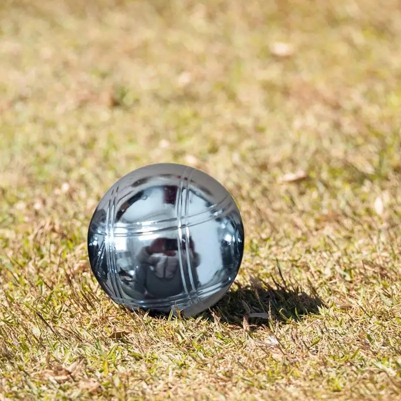 🎱 Elegant Reflective Metal Petanque Ball Set - Perfect for Outdoor Fun 🎱